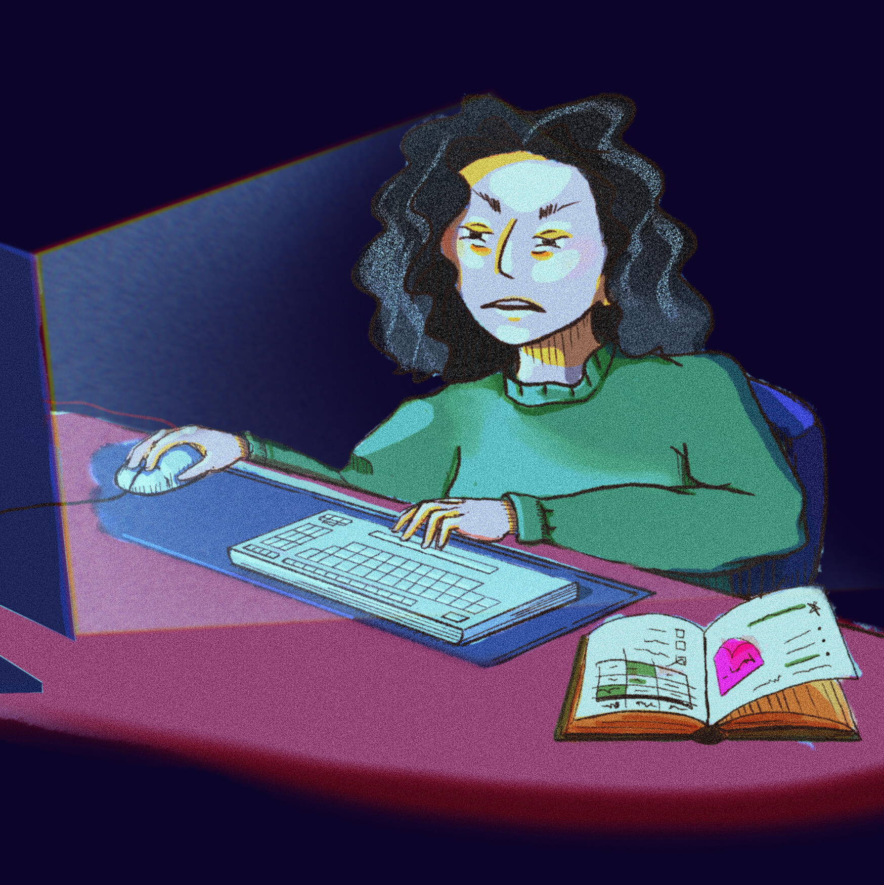 The Tired Oiled Machine